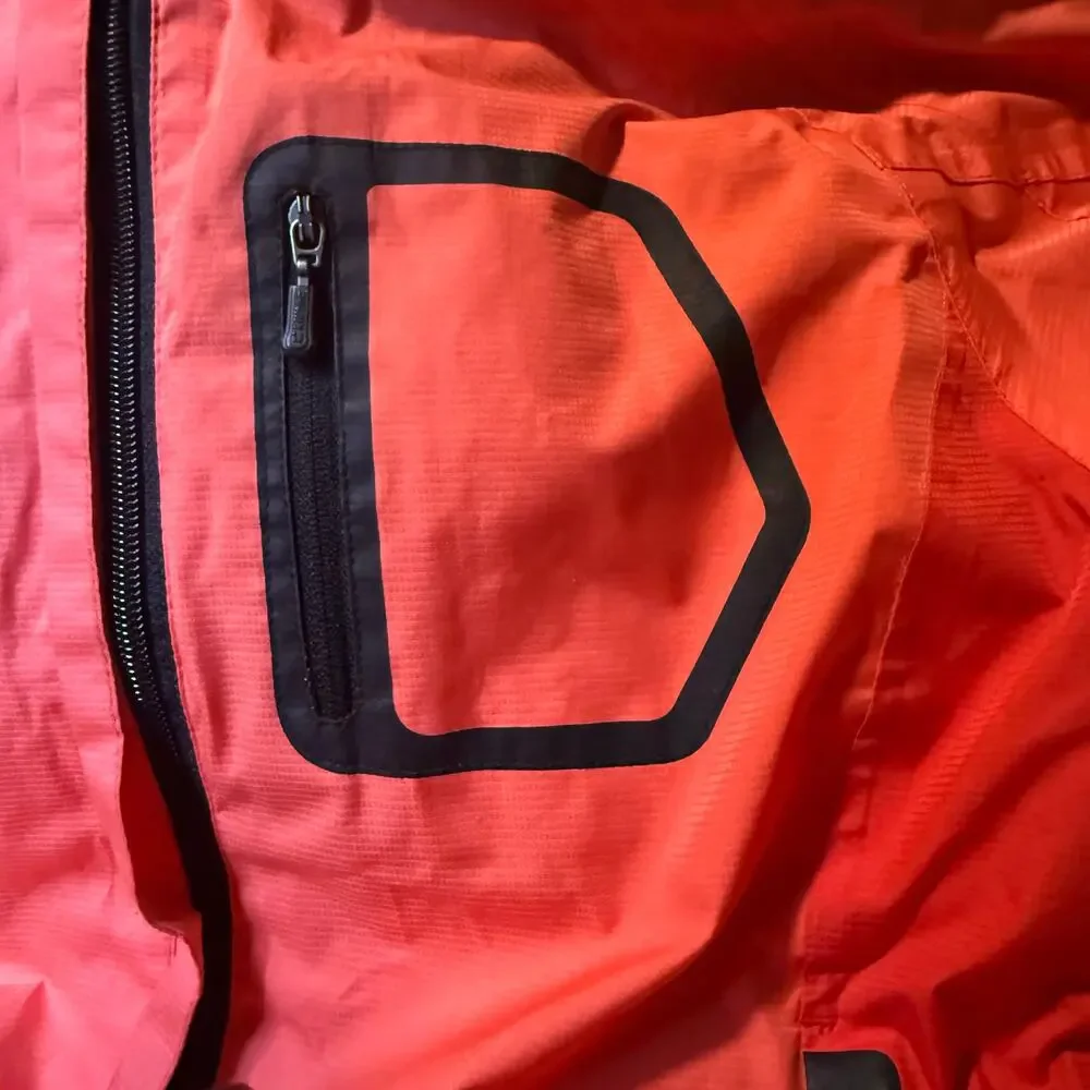 Killtec Kids Waterproof Windproof Hooded Rain Jacket, Coral, Youth Size 10